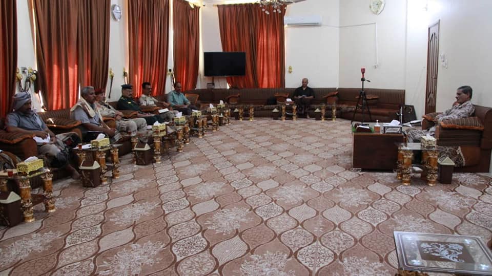 اجتماع البحسني مع اللجنة الامنية