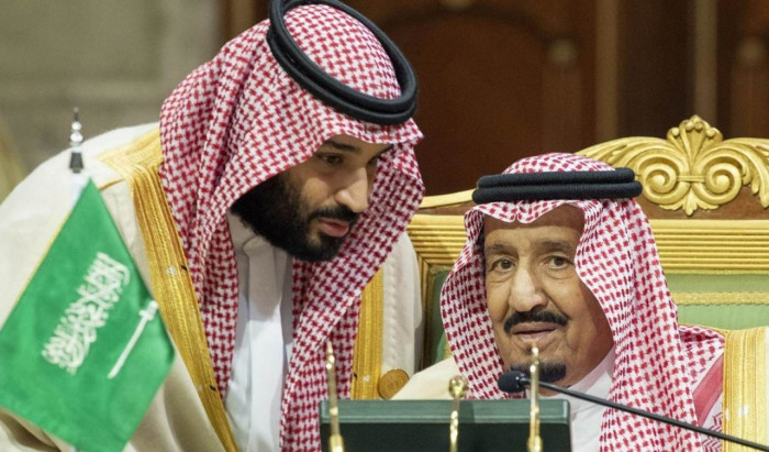 الملك سلمان بن عبد العزيز ونجله محمد